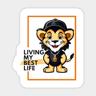 Secret-Savvy Lion Sticker